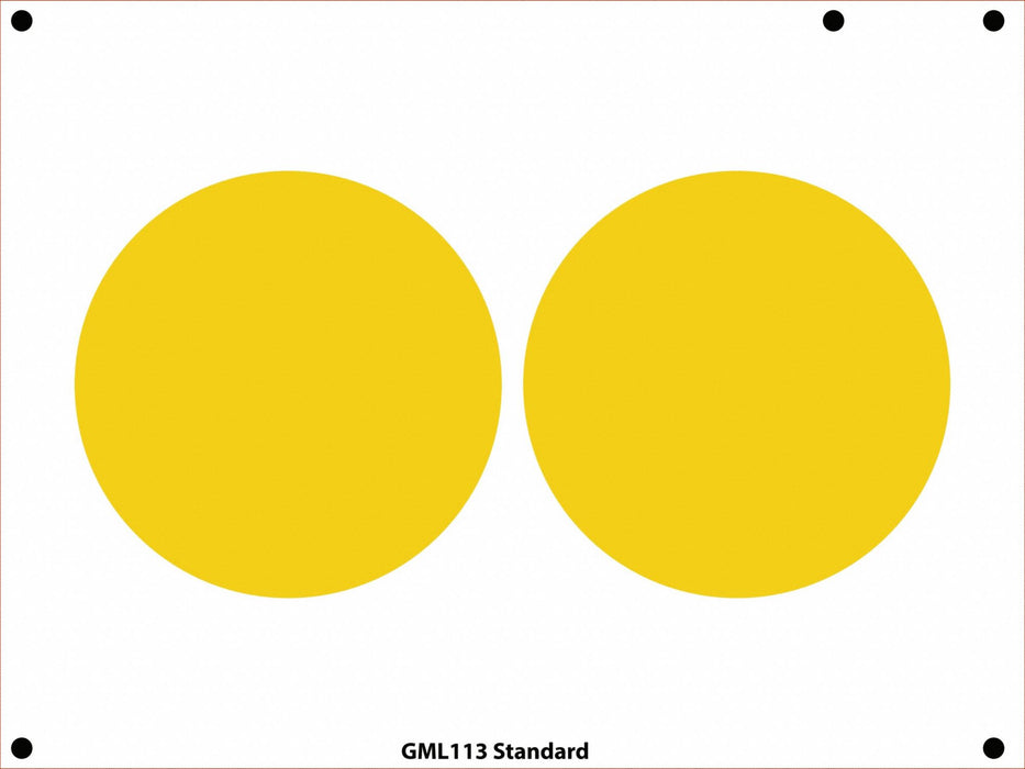 Gauge Marking Labels 5 Dia Yellow PK2