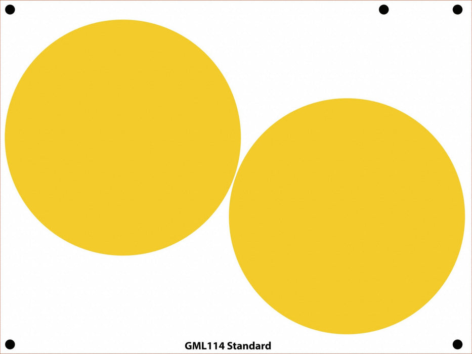 Gauge Marking Labels 6 Dia Yellow PK2