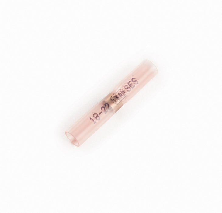 ButtSpliceConnector Red 18AWGMax PK100