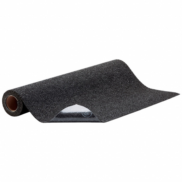 K7618 Entrance Mat Berber Black 3 ft.