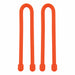Gear Tie Orange 6 in PK2