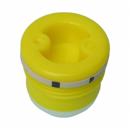 DrumPlug 0.75inOD Polypropylene Ylw PK10