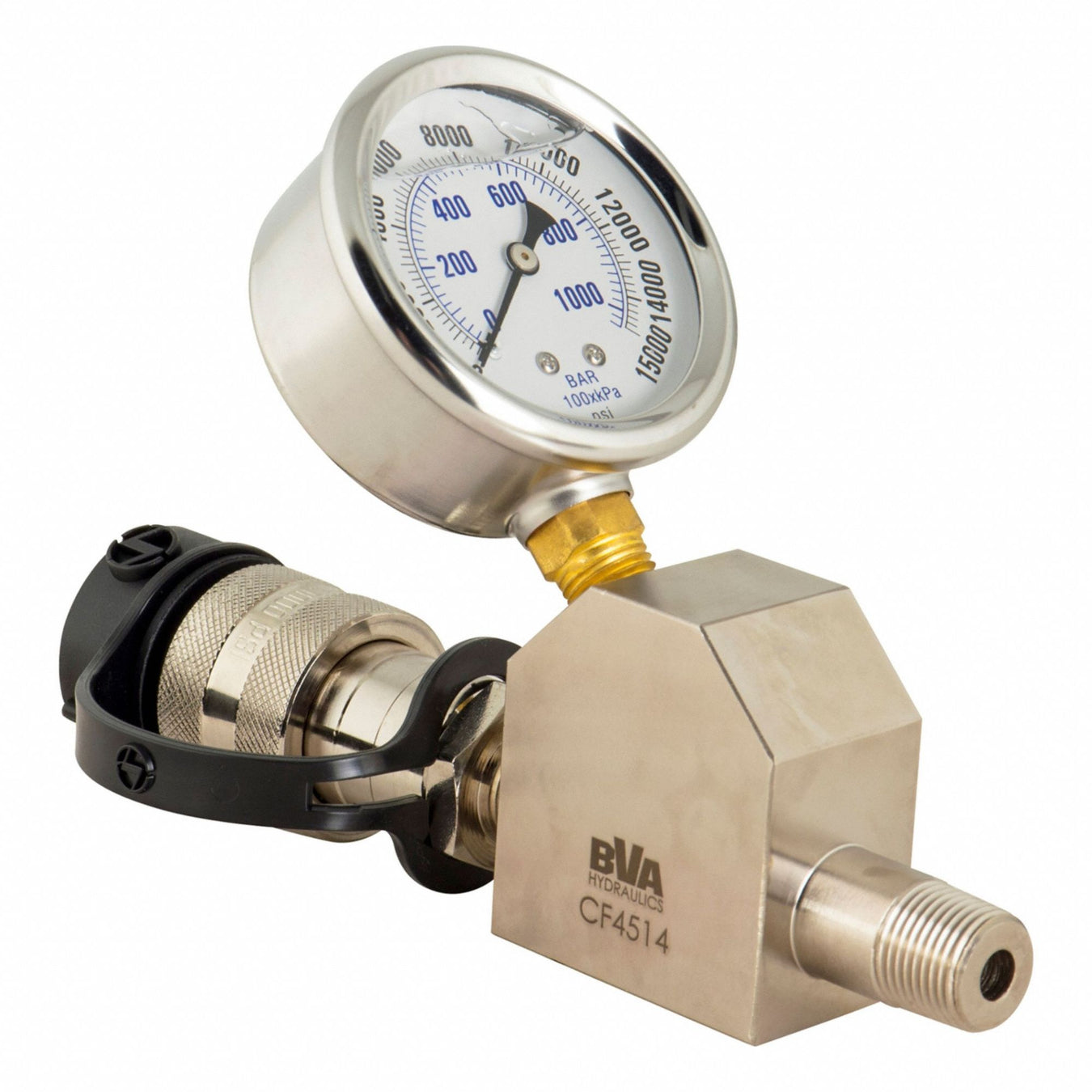 Gauge Adapter Brass 3/8 Gauge Port