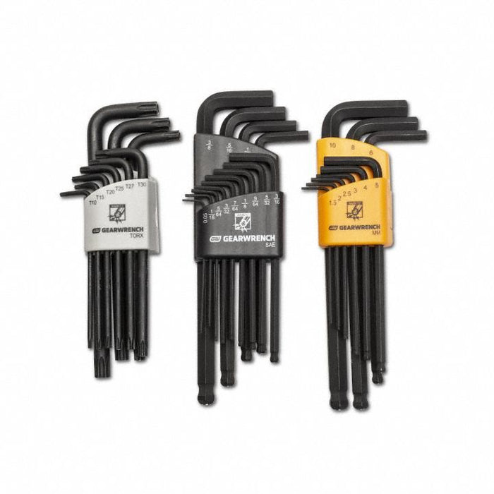Mag Long Ball End SAE/Metric Hx Ky 31 Pc