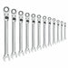 Combination RatchetingWrench 12pc Metric