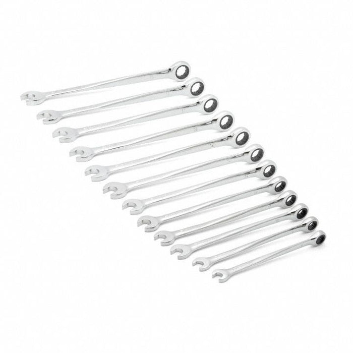 Ratcheting Wrench Set Metric 12 pt 12pcs