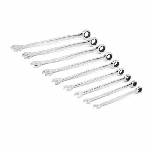 Ratcheting Wrench Set SAE 12 pt. 9pcs