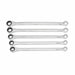 Ratcheting Wrench Set Metric 12 pt. 5pcs