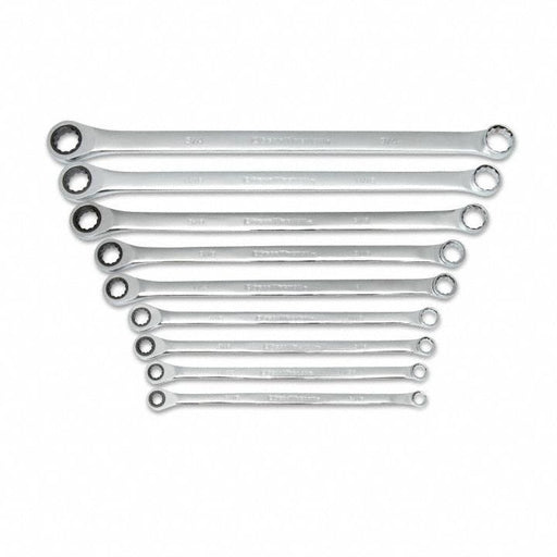 Ratcheting Wrench Set SAE 12 pt. 9pcs
