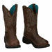 J5154 Western Boot Brown Women s 9 B PR