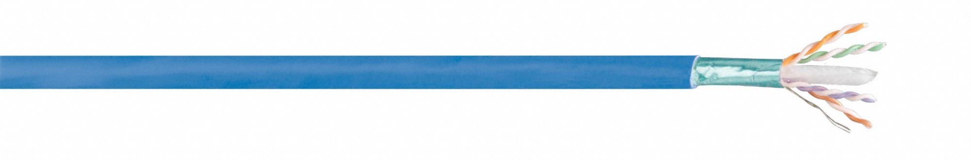 LAN Cable Blue 0.3 in Cable Dia.