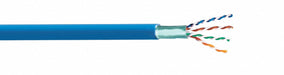 LAN Cable Yellow 0.2 in Cable Dia.