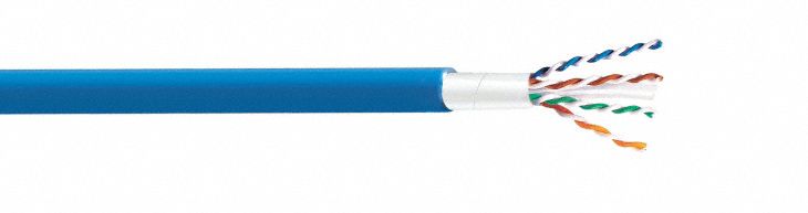 LAN Cable Yellow 0.3 in Cable Dia.
