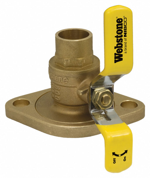 Manual 2-Way Ball Valve Sweat Brass