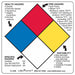 NFPA Diamond Label 4 H 4 W PK500