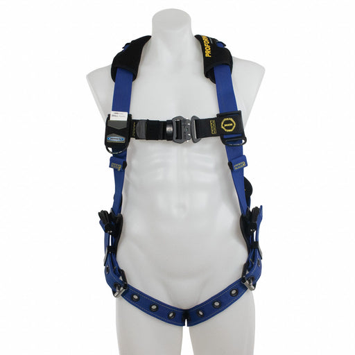 Harness Tongue Buckle Leg Black/Blue XL