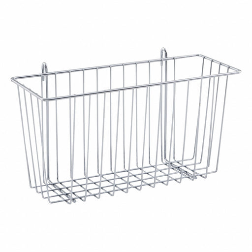 Wire Basket 5inx7inX13 3/8in Silver