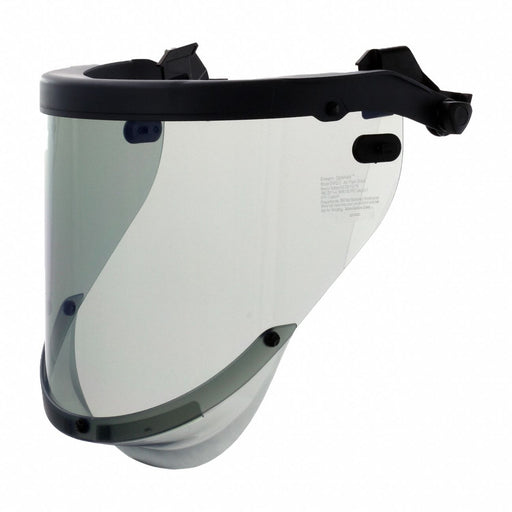 Faceshield with Slotted Adapter