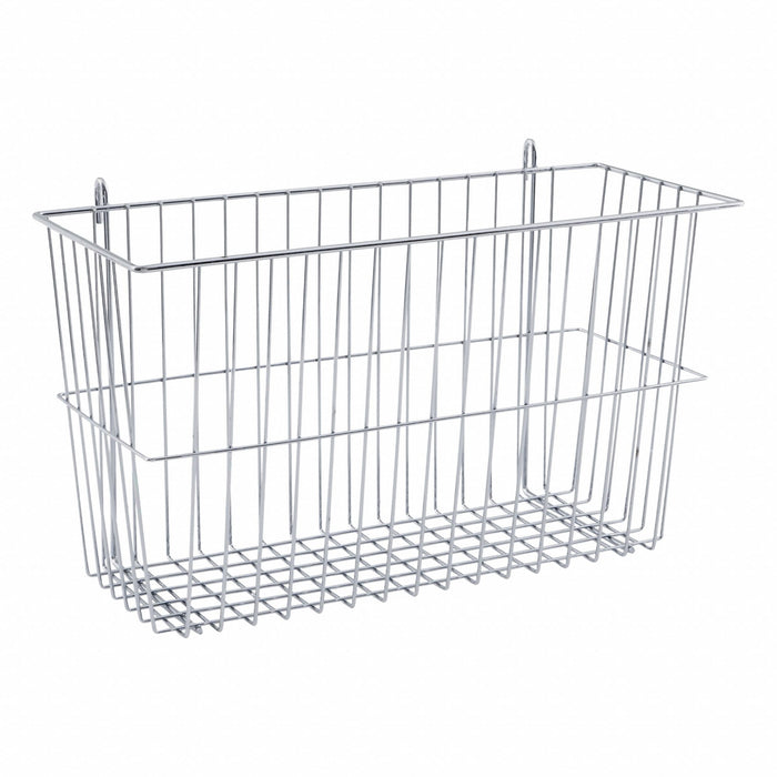 Wire Basket 7 1/2inx10inX17 3/8in Silver