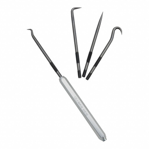 Hook/Pick Set Steel Hex 6 9/16 L