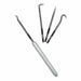 Hook/Pick Set Steel Hex 6 9/16 L