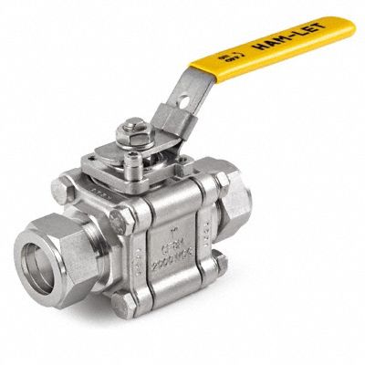 Manual 2-Way Ball Valve Let-Lok SS
