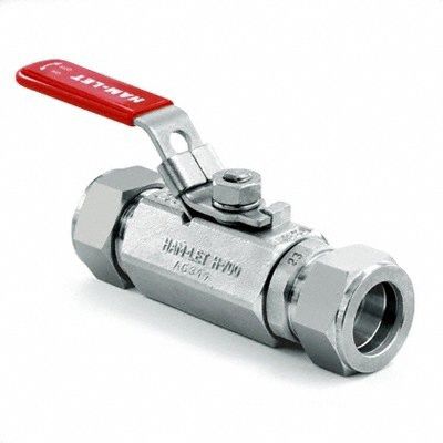 Manual 2-Way Ball Valve Let-Lok SS