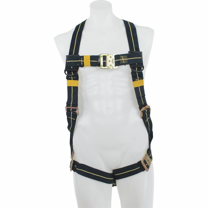 Weld Harness Qck Connect Leg Blk/Ylw XL