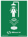 Safety Eyewash Shower Sign 10 3/4x8in