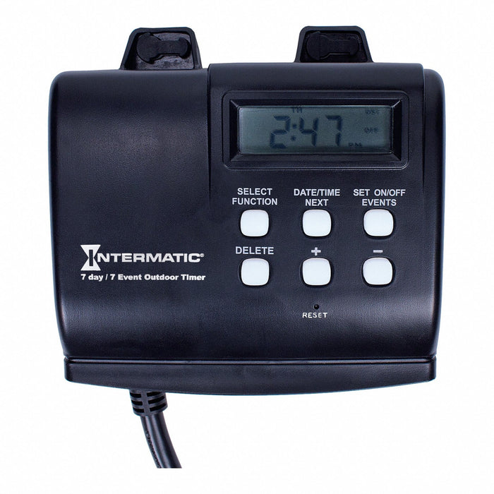Plug-In Timer 7 day Black