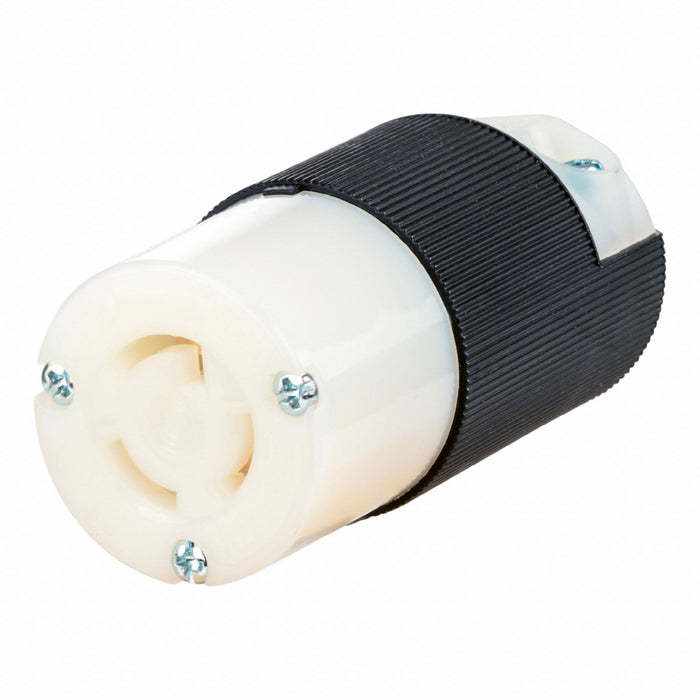 Locking Connector Black/White 15 A 277V