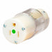 Straight Blade Connector Clear 15 A