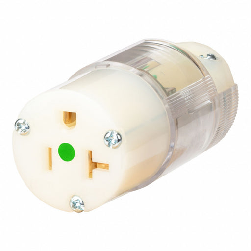 Straight Blade Connector Clear 20 A