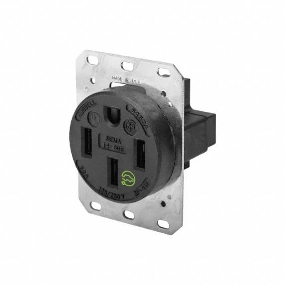 Recept Black 50 A 3P4W Back Side 1PK