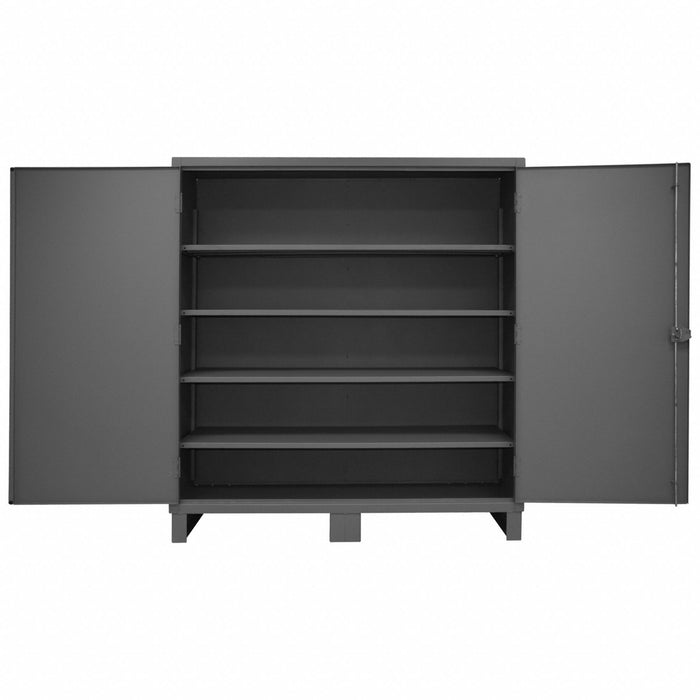 Storage Cabinet 78 x72 x24 Gray 4Shlv