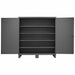 Storage Cabinet 78 x72 x24 Gray 4Shlv