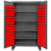 K4923 Bin Cabinet 78 x36 x24 Gray 120RedBns