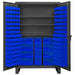 K4924 Bin Cabinet 78 x36 x24 Gray 134BlueBns