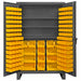 K4924 Bin Cabinet 78 x48 x24 Gray 134YlwBns