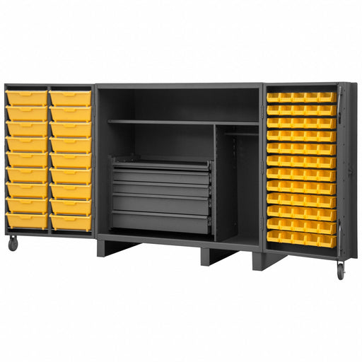 Bin Cabinet Gray 78 x60 x36 78YllwBns