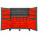 K4931 Bin Cabinet 78 x72 x24 Gray 192RedBns