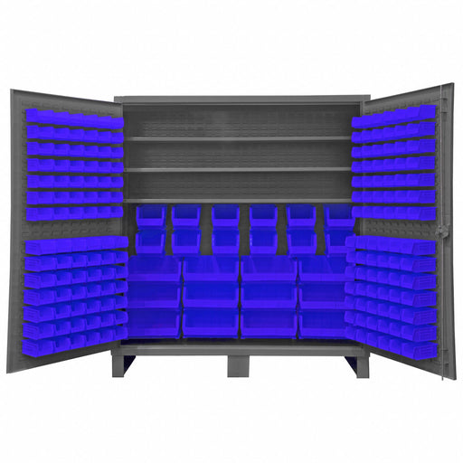 K4931 Bin Cabinet 78 x72 x24 Gray 192BlueBns