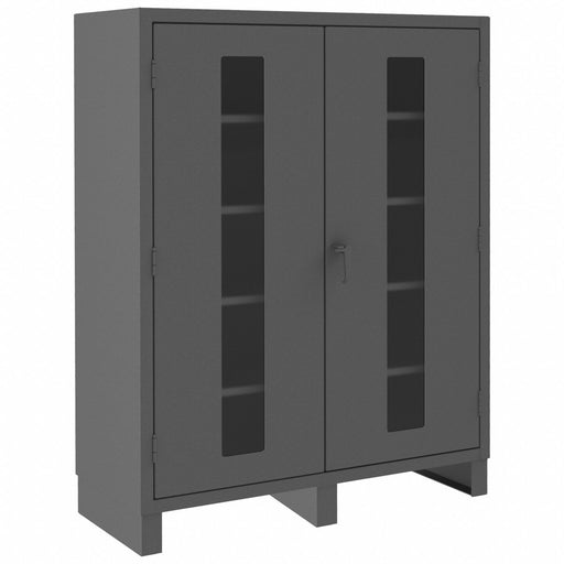 Storage Cabinet 78 x60 x24 Gray 4Shlv