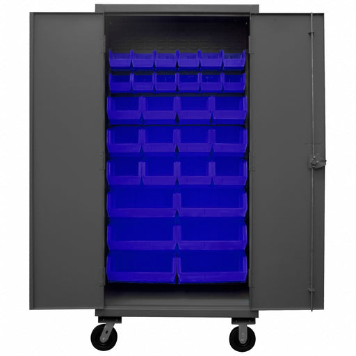 K4880 Bin Cabinet 80 x36 x24 Gray 30BlueBns
