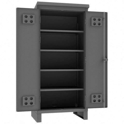 Strg Cab 78 x36 3/8 x24 Gray 4Shlv