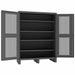 Storage Cabinet 78 x60 x24 Gray 4Shlv