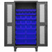 K4945 Bin Cabinet 78 x36 x24 Gray 30BlueBns