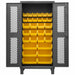 K4945 Bin Cabinet 78 x36 x24 Gray 30YlwBns