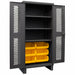 K4952 Bin Cabinet 78 x48 x24 Gray 6YlwBns