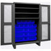 K4953 Bin Cabinet 78 x48 x24 Gray 18BlueBns